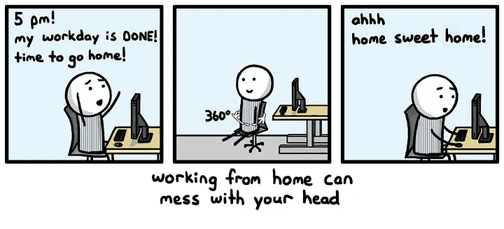 wfh messes with your head